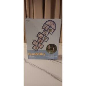 Sun & Sky Hopscotch Spraying Splash Pad Sprinkler Play Mat 88 " X 30.3 " New